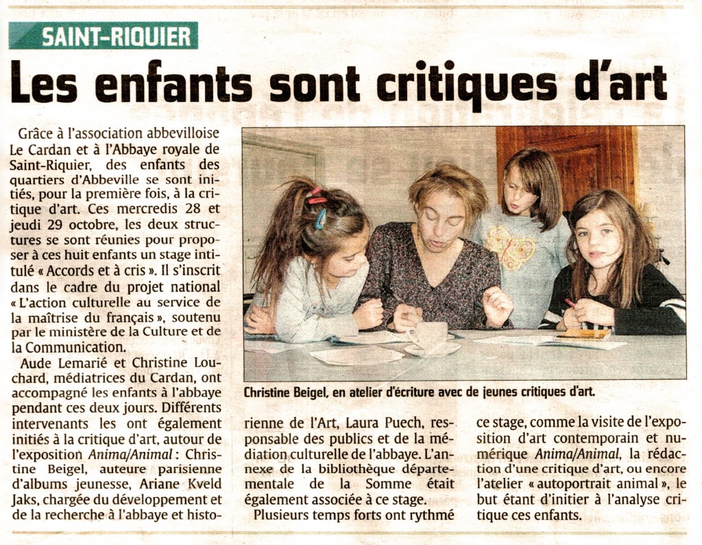 critique art Saint Riquier